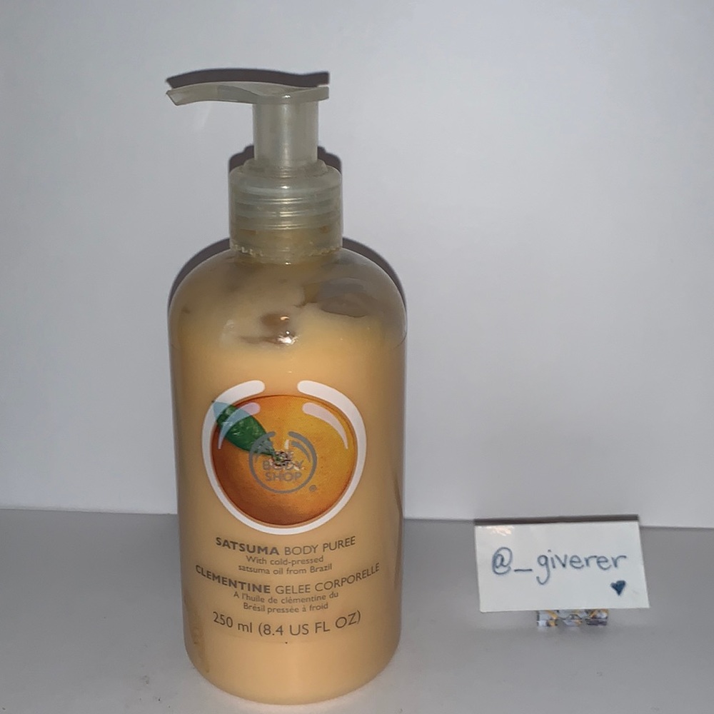 Satsuma Body Puree The Body Shop